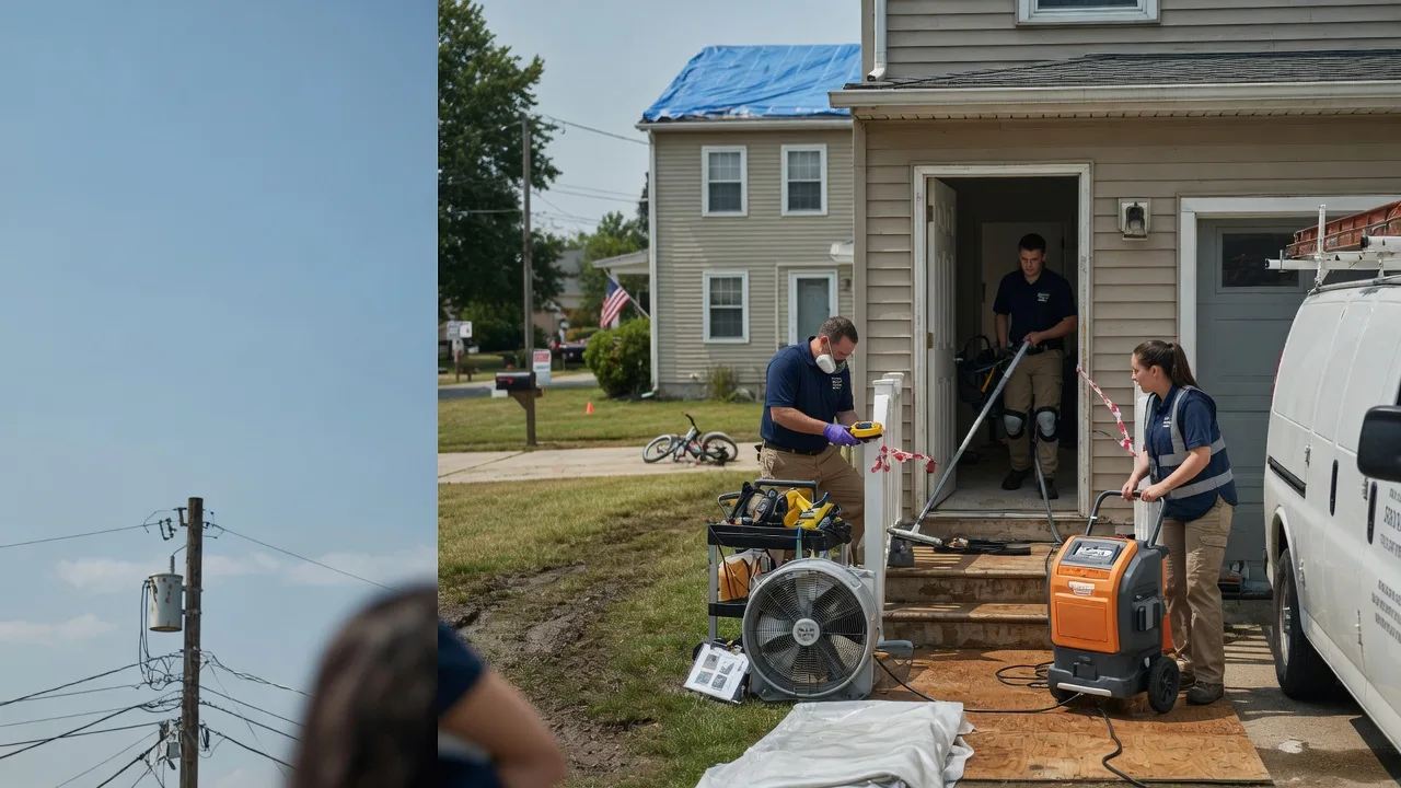 Water Damage Repair in Yorktown, IN near me
